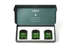Ritual Completo ESENTIA de isâen — pack AM·CORE, AM·FLOW y PM·PAUSE para perimenopausia (vista posterior)